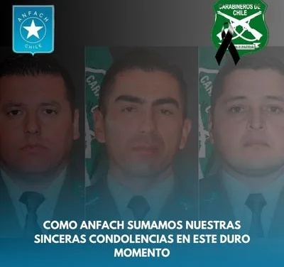 COMO ANFACH SUMAMOS NUESTRAS SINCERAS CONDOLENCIAS EN ESTE DURO MOMENTO