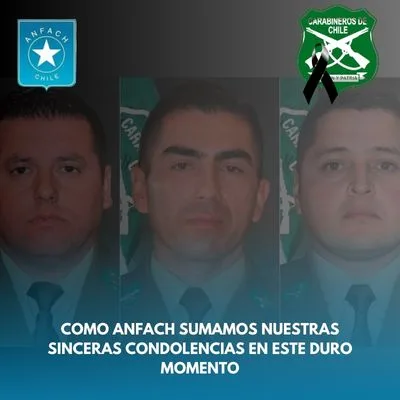 COMO ANFACH SUMAMOS NUESTRAS SINCERAS CONDOLENCIAS EN ESTE DURO MOMENTO