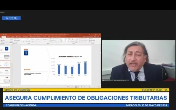 PRESIDENTE NACIONAL DE ANFACH EXPONE EN COMISIÓN DE HACIENDA DEL SENADO