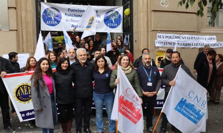 AFUSA realiza jornada de movilización con respaldo de ANEF por incumplimientos en protocolo de acuerdo
