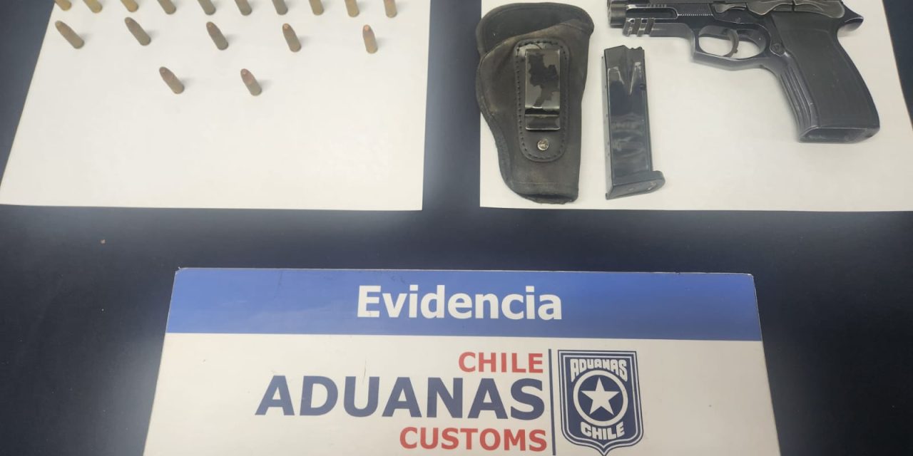 Conductor intenta ingresar pistola y municiones a Chile por paso Los Libertadores