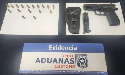 Conductor intenta ingresar pistola y municiones a Chile por paso Los Libertadores