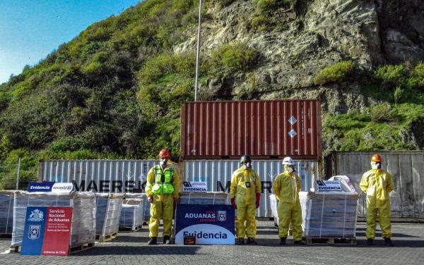 Aduanas incauta tres contenedores con baterías usadas que pretendían ser exportadas de Chile a Panamá