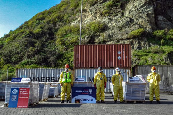 Aduanas incauta tres contenedores con baterías usadas que pretendían ser exportadas de Chile a Panamá