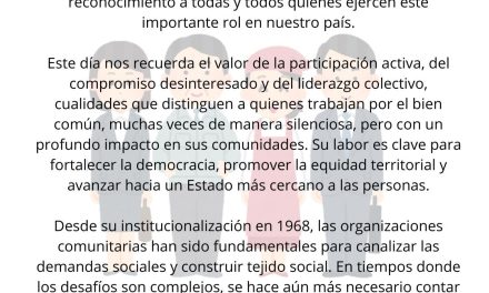Saludo del Directorio Nacional de ANFACH