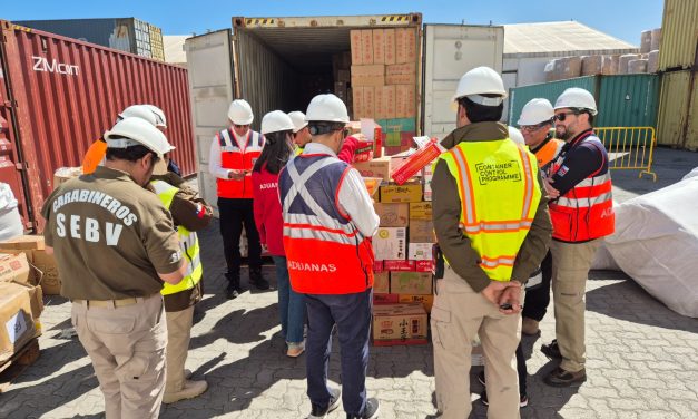 Aduanas de San Antonio lidera exitoso megaoperativo internacional junto a Naciones Unidas y decomisa cerca de 350 mil productos falsificados