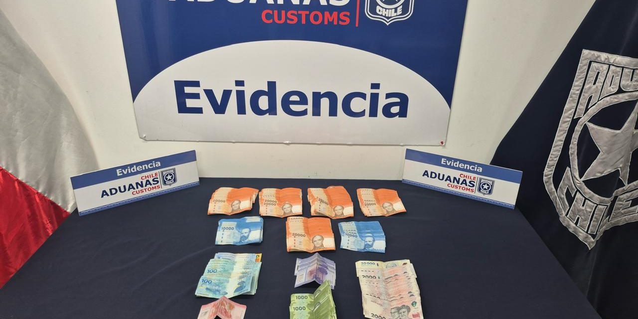 Aduanas detecta contrabando de dinero en bus de turismo en el paso Los Libertadores