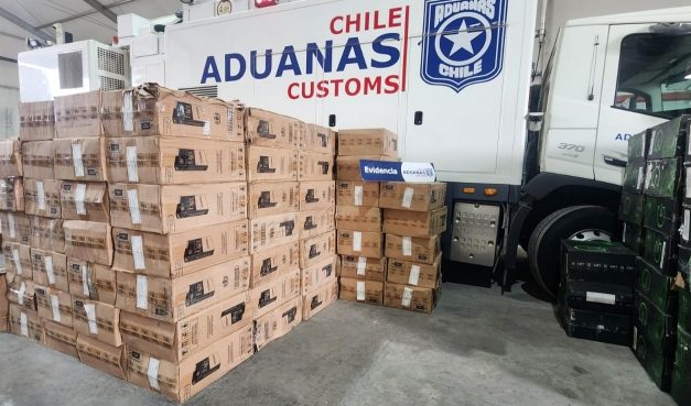 Camión escáner intercepta contrabando de cigarrillos y ketamina en Colchane