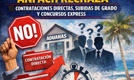 ANFACH RECHAZA CONTRATACIONES DIRECTAS, SUBIDAS DE GRADO Y CONCURSOS EXPRESS