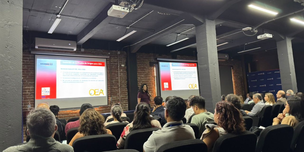 Aduanas refuerza capacitación de empresas certificadas para proteger la cadena logística internacional