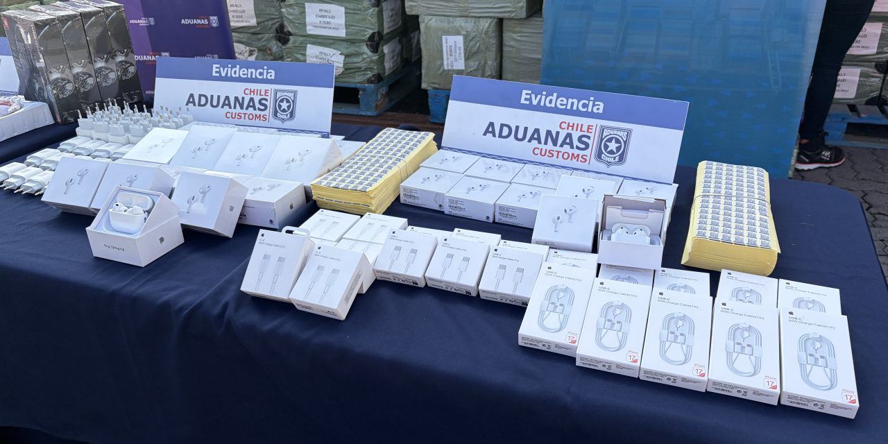 Aduanas detecta millonario cargamento de tecnología de contrabando en puerto de San Antonio