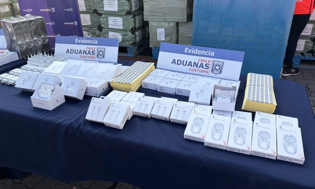 Aduanas detecta millonario cargamento de tecnología de contrabando en puerto de San Antonio