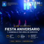 FIESTA ANIVERSARIO y HOMENAJE POR AÑOS DE SERVICIO