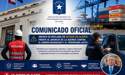 ANFACH SE DECLARA EN ESTADO DE ALERTA FRENTE AL ANUNCIO DE LA AGENDA CONTRA EL CRIMEN ORGANIZADO Y EL TERRORISMO (ACOT).