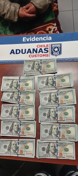 Aduanas detecta más de US$63 mil en efectivo no declarado en controles realizados en Chungará